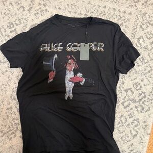 John Varvatos Black Graphic Tee